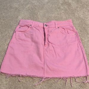 topshop jean skirt